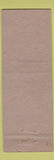 Matchbook Cover - Floria Tap Room Akron OH WORN