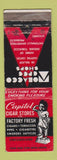 Matchbook Cover - Capitol Cigar Stores Chicago IL Indian WEAR