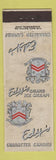 Matchbook Cover - Edy's Candy Ice Cream Oakland Berkeley San Francisco CA