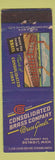 Matchbook Cover - Consolidated Brass Detroit MI WEAR