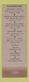 Matchbook Cover - Peninsular Steel Company Detroit Cleveland WEAR