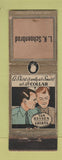 Matchbook Cover - Van Heusen Men's Clothes LK Schoenbrod WEAR