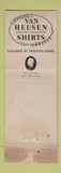 Matchbook Cover - Van Heusen Men's Clothes LK Schoenbrod WEAR
