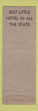 Matchbook Cover - Deane Elliott Hotel Rushville IN