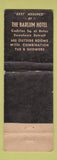 Matchbook Cover - Barlum Hotel Detroit MI