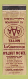 Matchbook Cover - Walnut Motel Salem MO