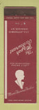 Matchbook Cover - Minnie Vrooman Haskins Syracuse NY Mizpah Restaurant