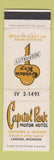 Matchbook Cover - Capitol Park Motor Hotel Lansing MI WEAR