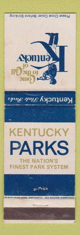 Matchbook Cover - Kentucky Parks Frankfort KY WEAR
