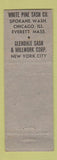 Matchbook Cover - Pine Craft White Pine Sash Spokane WA WEAR