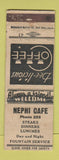 Matchbook Cover - Nephi Cafe low phone # WORN