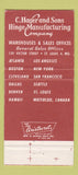 Matchbook Cover - Gaer Hinges St Louis MO 30 Strike