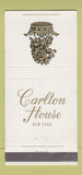 Matchbook Cover - Carlton House New York City 30 Strike