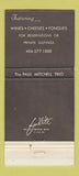 Matchbook Cover - Dante's Down the Hatch Atlanta GA WEAR 30 Strike
