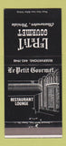 Matchbook Cover - Pe Petit Gourmet Restaurant Clearwater FL 30 Strike