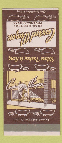 Matchbook Cover - Covered Wagon Phoenix AZ 30 Strike