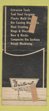 Matchbook Cover - Ajax Detroit MI WORN 30 Strike