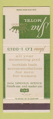 Matchbook Cover - Spa Motel Chicago IL 30 Strike