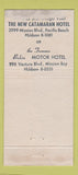 Matchbook Cover - Sand & Sea Motel Long Beach CA WEAR 30 Strike