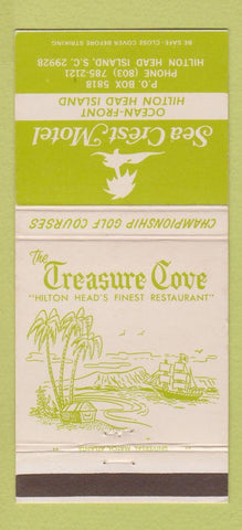 Matchbook Cover - Sea Crest Motel Hilton Head Island SC 30 Strike