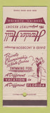 Matchbook Cover - Harder Hall Sebring FL  30 Strike