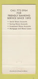 Matchbook Cover - Exeter COOP Bank NH 30 Strike