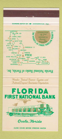 Matchbook Cover - Florida First National Bank Ocala FL 30 Strike