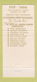 Matchbook Cover - Florida First National Bank Ocala FL 30 Strike