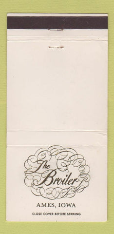 Matchbook Cover - The Broiler Ames IA WEAR 30 Strike