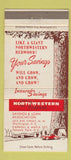 Matchbook Cover - Northwestern Federal Savings Loan Washington DC WEAR 30 Strike