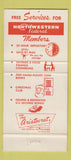 Matchbook Cover - Northwestern Federal Savings Loan Washington DC WEAR 30 Strike