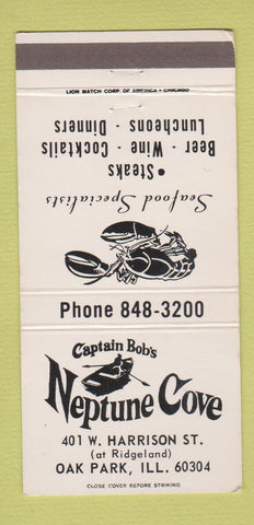 Matchbook Cover - Neptune Cove Oak Park IL 30 Strike