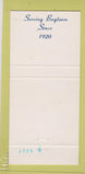 Matchbook Cover - Citizens National Bank Trust Baytown TX 30 Strike