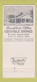 Matchbook Cover - Equitable Savings Loan Milwaukee Brookfield WI 30 Strike