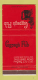Matchbook Cover - Gypsy's Pub  30 Strike