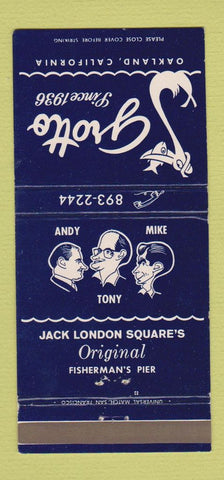 Matchbook Cover - Grotto Oakland CA 30 Strike