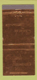 Matchbook Cover - Chalet De Normandie Cafe Concarneau 30 Strike