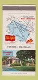 Matchbook Cover - Normandy Farm Potomac MD 30 Strike