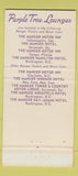 Matchbook Cover - Purple Tree Lounge CHAIN 30 Strike