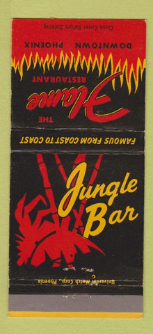 Matchbook Cover - Flame Restaurant Phoenix AZ 30 Strike