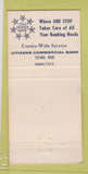 Matchbook Cover - Citizens Commercial Bank Celina OH 30 Strike