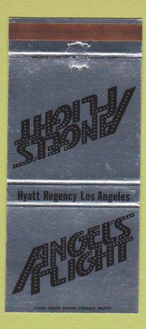 Matchbook Cover - Angels Light Los Angeles CA Hyatt Regency 30 Strike