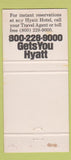 Matchbook Cover - Angels Light Los Angeles CA Hyatt Regency 30 Strike