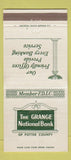 Matchbook Cover - Grange National Bank Potter County 30 Strike