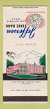 Matchbook Cover - Jefferson State Bank San Antonio TX Thomas 30 Strike