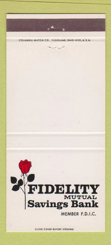Matchbook Cover - Fidelity Mutual Savings Bank Spokane WA 30 Strike