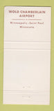 Matchbook Cover - Les Voyageurs Minneapolis ST Paul MN Airport 30 Strike