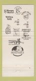 Matchbook Cover - Monterey Whaling Village Mount Prospect IL 30 Strike
