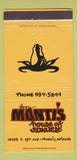 Matchbook Cover - Monti's House of Steak Phoenix AZ 30 Strike
