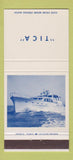 Matchbook Cover - Tica Boat Yacht  30 Strike